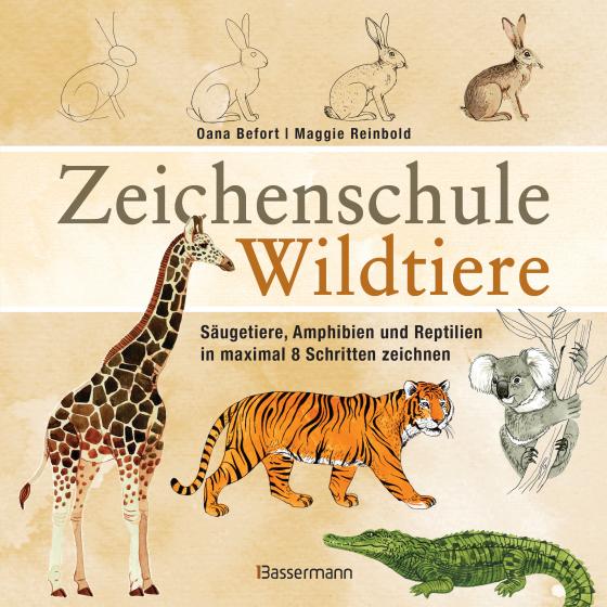 Cover-Bild Zeichenschule Wildtiere