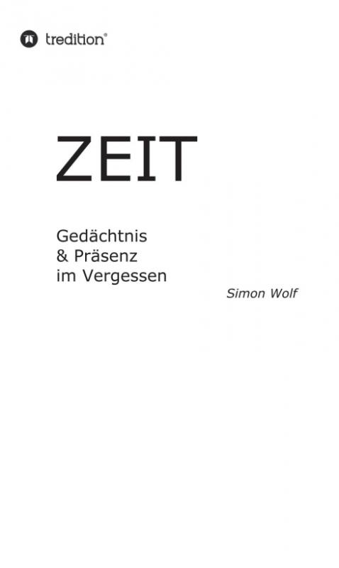 Cover-Bild Zeit - Gedächtnis & Präsenz im Vergessen