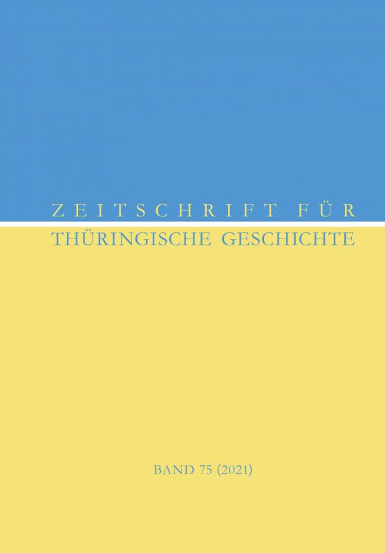 Cover-Bild Zeitschrift für Thüringische Geschichte