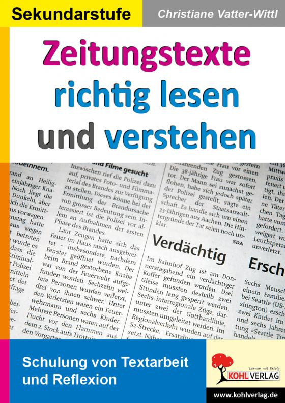 Cover-Bild Zeitungstexte richtig lesen und verstehen