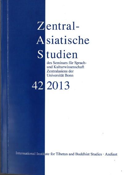 Cover-Bild Zentralasiatische Studien 42 (2013)