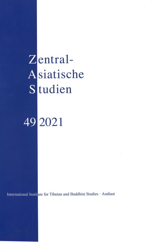 Cover-Bild Zentralasiatische Studien 49 (2021)