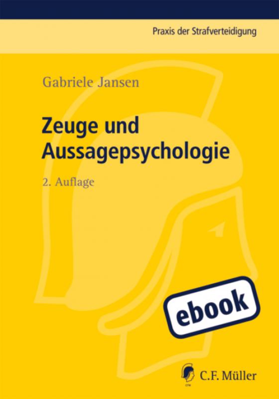 Cover-Bild Zeuge und Aussagepsychologie