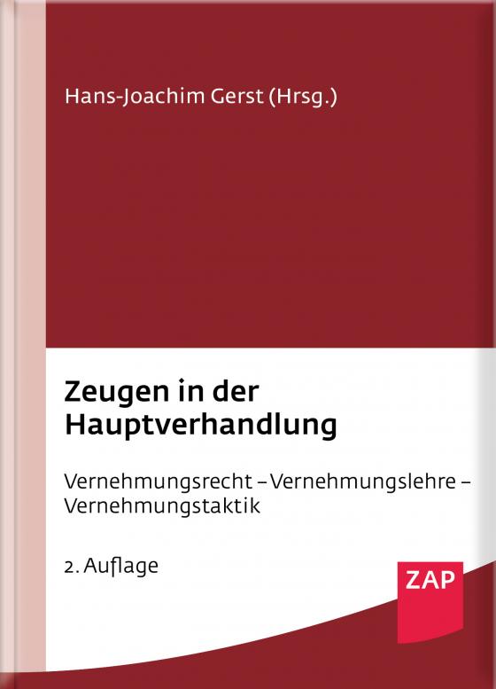 Cover-Bild Zeugen in der Hauptverhandlung