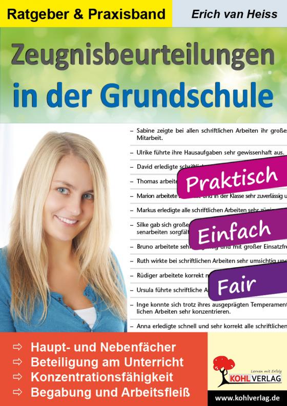 Cover-Bild Zeugnisbeurteilungen in der Grundschule