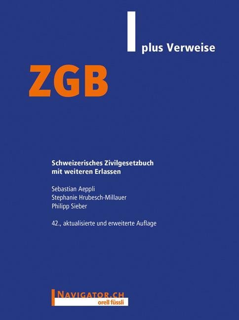 Cover-Bild ZGB plus Verweise