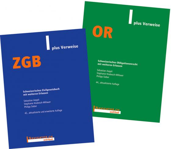 Cover-Bild ZGB & OR plus Verweise Kombipaket