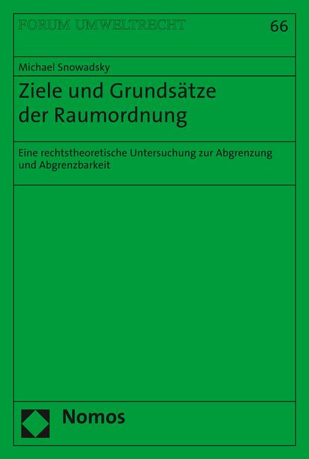 Cover-Bild Ziele und Grundsätze der Raumordnung