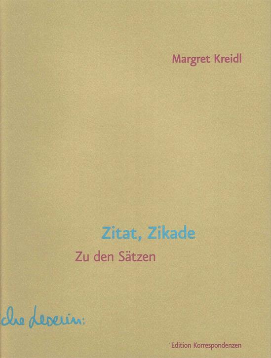 Cover-Bild Zitat, Zikade