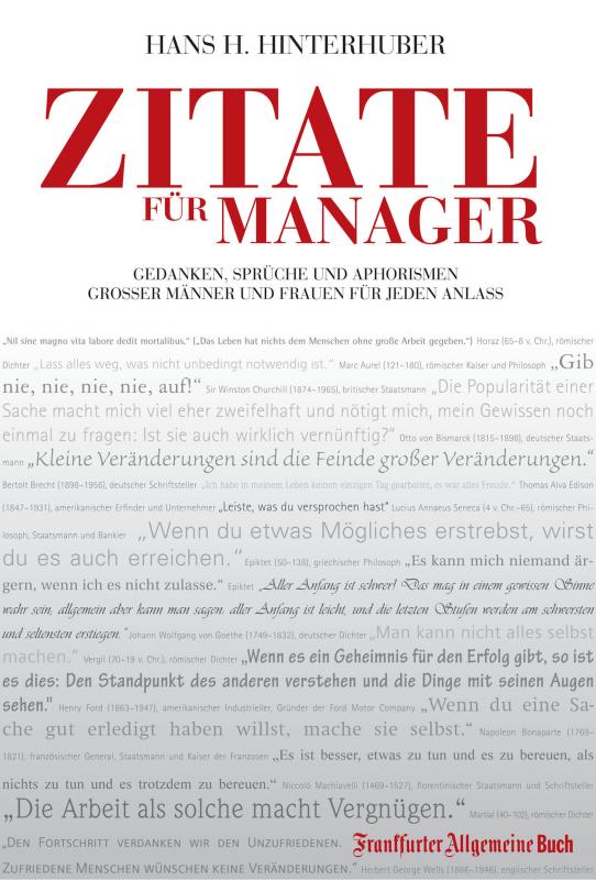 Cover-Bild Zitate für Manager