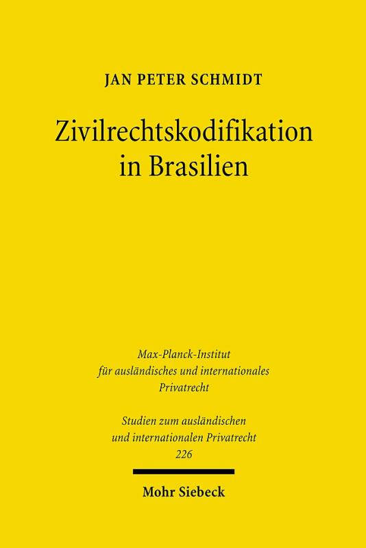 Cover-Bild Zivilrechtskodifikation in Brasilien