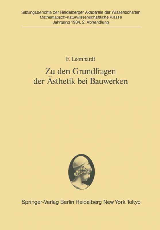 Cover-Bild Zu den Grundfragen der Ästhetik bei Bauwerken