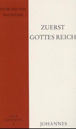 Cover-Bild Zuerst Gottes Reich