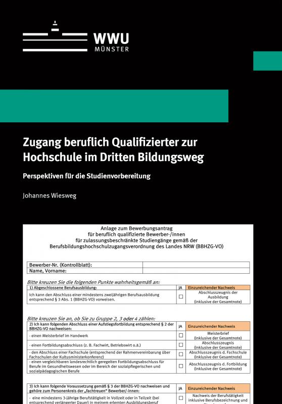 Cover-Bild Zugang beruflich Qualifizierter zur Hochschule im Dritten Bildungsweg