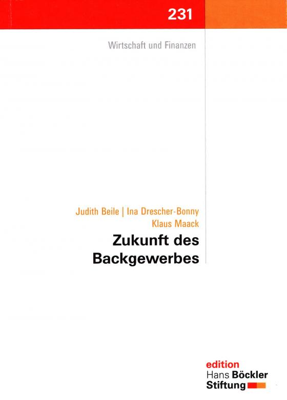 Cover-Bild Zukunft des Backgewerbes