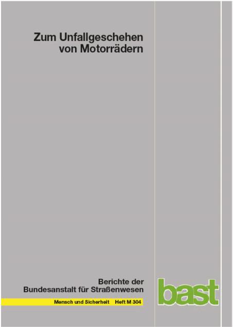 Cover-Bild Zum Unfallgeschehen von Motorrädern