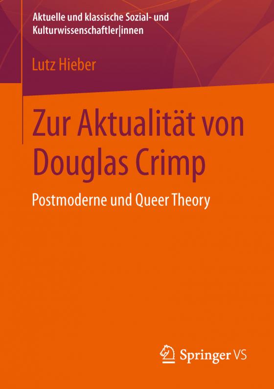 Cover-Bild Zur Aktualität von Douglas Crimp