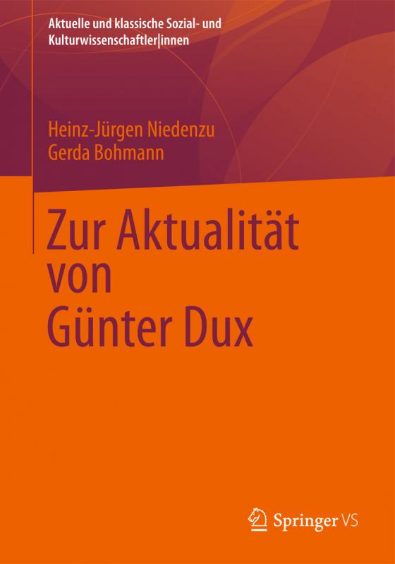 Cover-Bild Zur Aktualität von Günter Dux