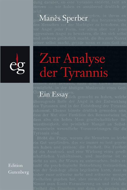 Cover-Bild Zur Analyse der Tyrannis