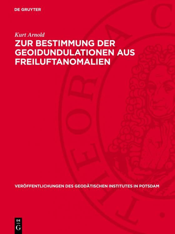 Cover-Bild Zur Bestimmung der Geoidundulationen aus Freiluftanomalien