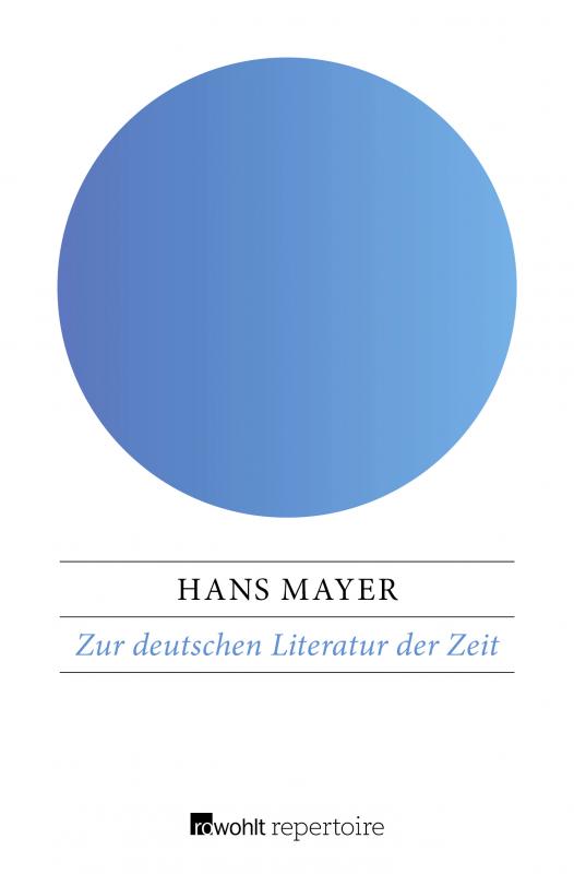 Cover-Bild Zur deutschen Literatur der Zeit