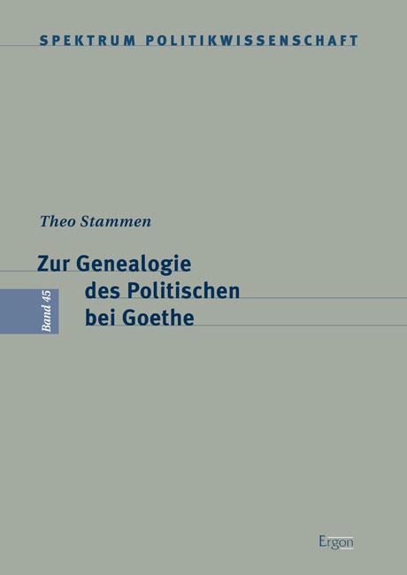 Cover-Bild Zur Genealogie des Politischen bei Goethe