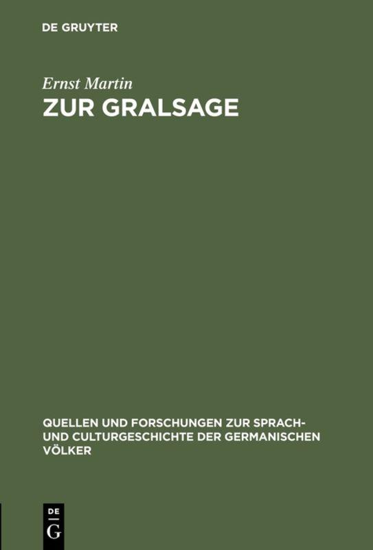 Cover-Bild Zur Gralsage