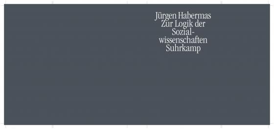 Cover-Bild Zur Logik der Sozialwissenschaften