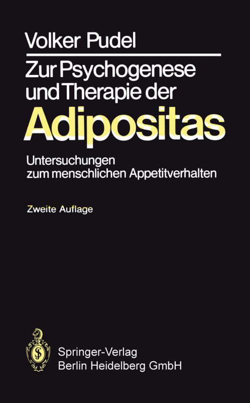 Cover-Bild Zur Psychogenese und Therapie der Adipositas