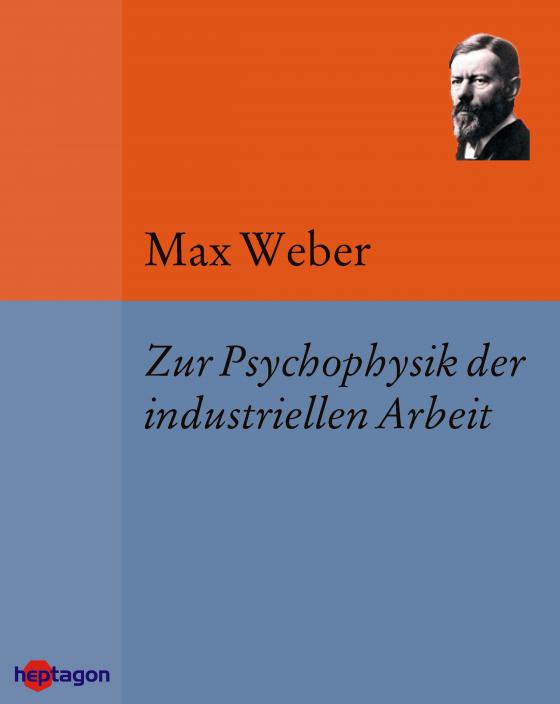 Cover-Bild Zur Psychophysik der industriellen Arbeit