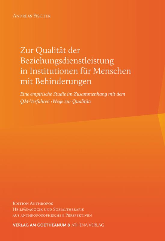 Cover-Bild Zur Qualität der Beziehungsdienstleistung in Institutionen für Menschen mit Behinderungen