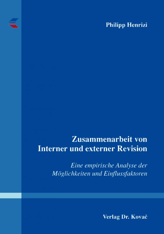 Cover-Bild Zusammenarbeit von Interner und externer Revision