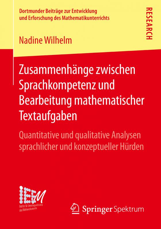 Cover-Bild Zusammenhänge zwischen Sprachkompetenz und Bearbeitung mathematischer Textaufgaben