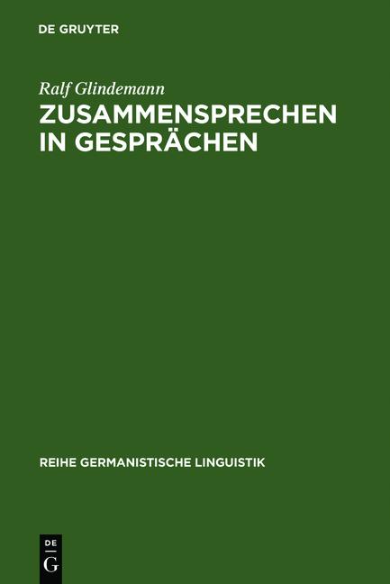 Cover-Bild Zusammensprechen in Gesprächen