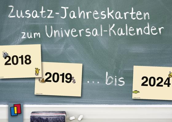 Cover-Bild Zusatz-Jahreskarten zum Universal-Kalender, ab 2018