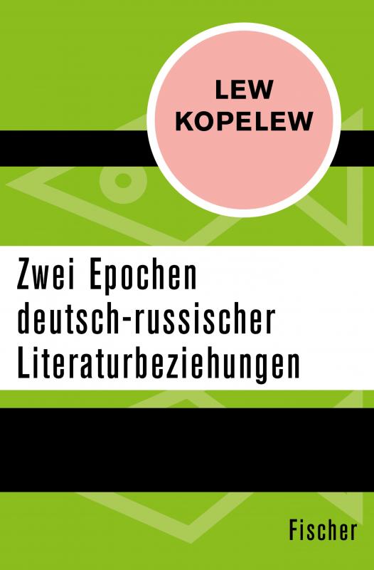 Cover-Bild Zwei Epochen deutsch-russischer Literaturbeziehungen