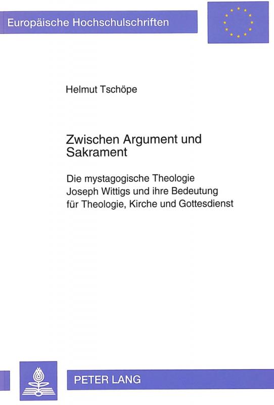 Cover-Bild Zwischen Argument und Sakrament