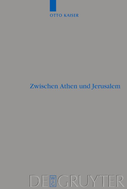 Cover-Bild Zwischen Athen und Jerusalem