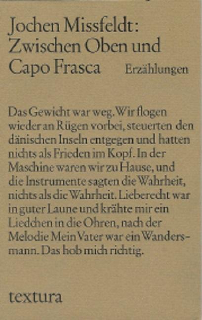 Cover-Bild Zwischen Oben und Capo Frasca