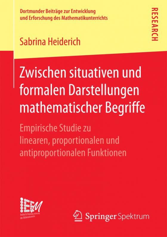 Cover-Bild Zwischen situativen und formalen Darstellungen mathematischer Begriffe