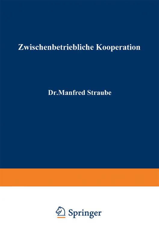 Cover-Bild Zwischenbetriebliche Kooperation