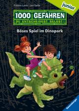 Cover-Bild 1000 Gefahren junior - Böses Spiel im Dinopark (Erstlesebuch mit "Entscheide selbst"-Prinzip für Kinder ab 7 Jahren)