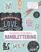 Cover-Bild Ausmalen & Stickern: Handlettering