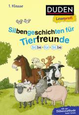Cover-Bild Duden Leseprofi – Silbe für Silbe: Silbengeschichten für Tierfreunde, 1. Klasse