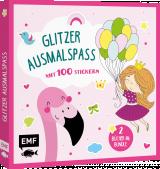 Cover-Bild Glitzer-Ausmalspaß – Prinzessinnen und Flamingos