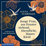 Cover-Bild Junge Frau, am Fenster stehend, Abendlicht, blaues Kleid