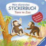 Cover-Bild Mein allererstes Stickerbuch: Tiere im Zoo