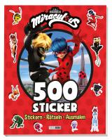 Cover-Bild Miraculous: 500 Sticker - Stickern - Rätseln - Ausmalen